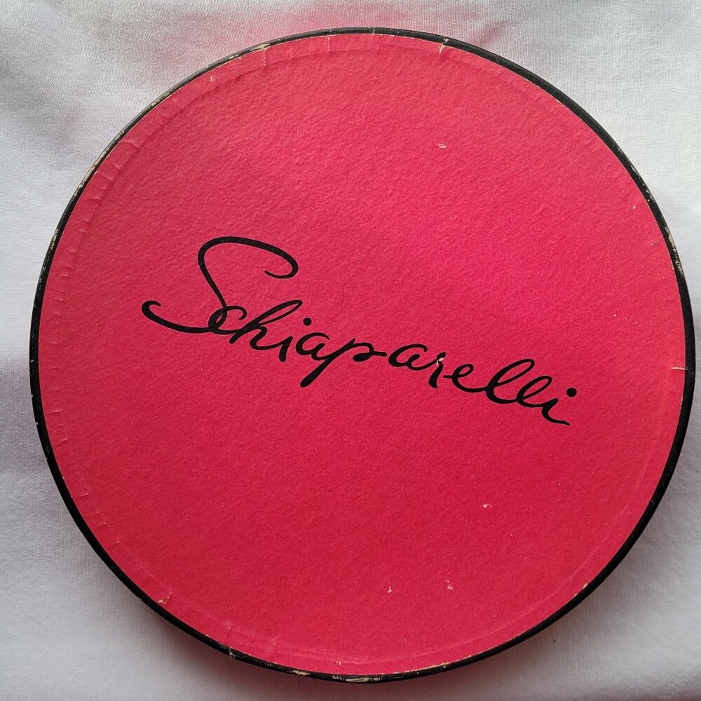 Elsa Schiaparelli Shocking Pink Vintage Hat Box